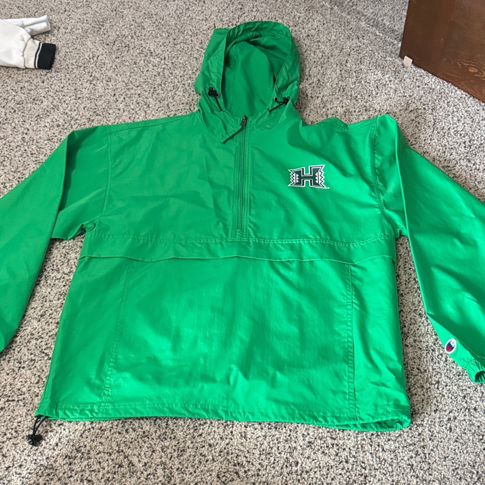 Champion Hawaii Green Windbreaker Jacket